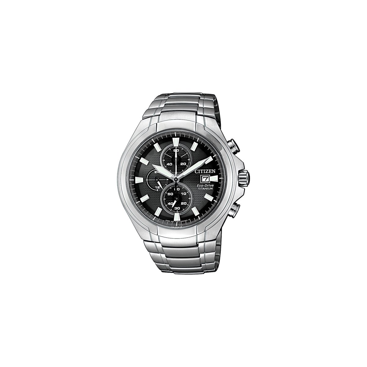 Citizen Super Titanium Horloge - Citizen heren horloge - Zwart - diameter 43 mm - Titanium