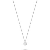 QOOQI dames ketting 925 sterling zilver rhodium plated One Size Zilver 32011533