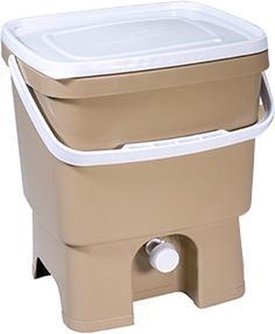 Set de compostage - Composteur de cuisine Bokashi Organko 2 blanc