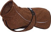 RukkaPets - Warme Fleece Hondenjas - Bruin - Maat 55