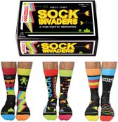 United Odd Socks - 6 verschillende Heren Sokken - Space Invaders
