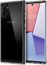 Hoesje Samsung Galaxy Note 10 Plus  | Spigen Crystal Hybrid Case | Doorzichtig/Transparant