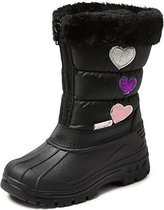 Gevavi Winter Boots | CW94 gevoerde winterlaars Gevoerde Winterlaars | Snowboots Kinderen | Maat 31 | Zwart