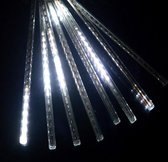 Kerst - LED Meteoorregen Buis - 20 cm -  Koel Wit