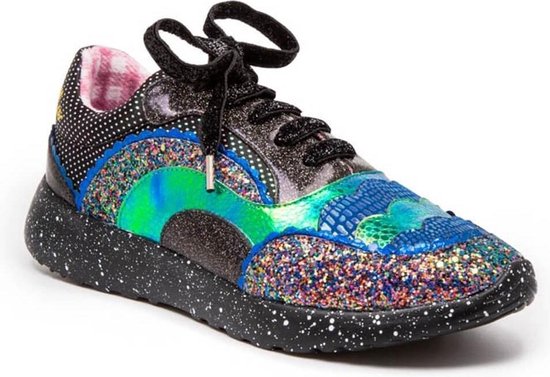 Irregular Choice Jigsaw Gympen Sneakers Zwart Multi | bol.com