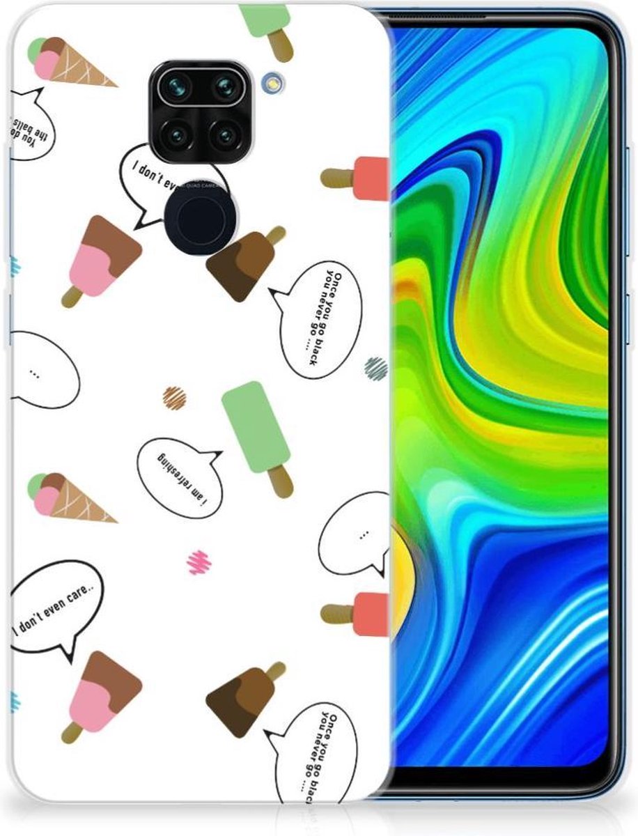 Xiaomi Redmi Note9 Siliconen Case IJsjes