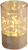 Non-branded Kerstverlichting Led Gabrike 12,5 Cm S Glas Geel/oranje