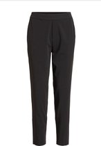 Object cecilie zwarte midwaist enkle stretch 7/8e broek - Maat 36