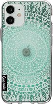 Casetastic Apple iPhone 12 Mini Hoesje - Softcover Hoesje met Design - Chic Mandala Print