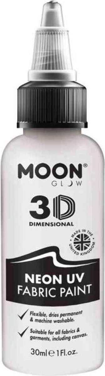 Moon Glow Kledingverf Neon Uv 30 Ml Wit