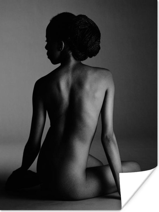 Poster Figure d'une femme nue 