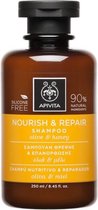 Apivita Nourish And Repair Shampoo With Olive And Honey 250ml