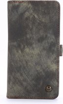 Caseme - iPhone 12 mini Hoesje - Uitneembare Portemonnee Vintage Zwart
