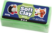 Soft Clay, afm 13x6x4 cm, neon groen, 500gr
