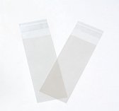 Plastic Zakken 4,8x12,1cm Transparant en Hersluitbaar (100 stuks)