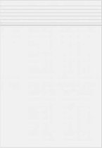Gripzakken 7,5x10cm PE 100 micron (100 stuks)