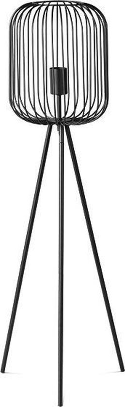 Spektakel Specialiteit Indiener LIFA LIVING Moderne Staande Lamp | Zwarte Tripod Vloerlamp | Metalen  Driepoot... | bol.com