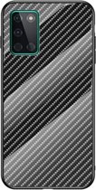 Ultra Hybrid Carbon Fiber Tempered Glass Case OnePlus 8T Zwart