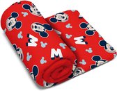 Arditex Handdoek Mickey Mouse Polyester 150 X 95 Cm Rood