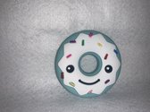 Siliconen bijtring donut groen | bijrting voor baby's |