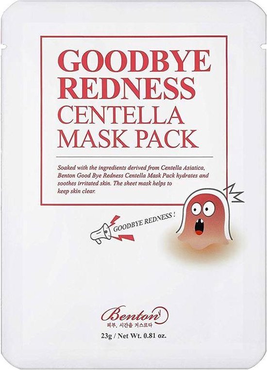 Foto: Gezichtsmasker benton goodbye redness centella 23 g 