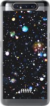Samsung Galaxy A80 Hoesje Transparant TPU Case - Galactic Bokeh #ffffff