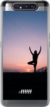 Samsung Galaxy A80 Hoesje Transparant TPU Case - Vriksasana #ffffff