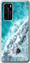 Huawei P40 Hoesje Transparant TPU Case - Perfect to Surf #ffffff