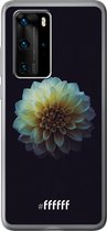 Huawei P40 Pro Hoesje Transparant TPU Case - Just a Perfect Flower #ffffff