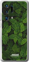 Huawei P40 Pro+ Hoesje Transparant TPU Case - Jungle Greens #ffffff