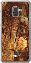 6F hoesje - geschikt voor Samsung Galaxy A8 (2018) -  Transparant TPU Case - Lets go Gold #ffffff