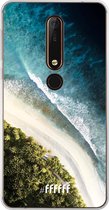 Nokia X6 (2018) Hoesje Transparant TPU Case - La Isla #ffffff