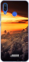 Huawei Nova 3 Hoesje Transparant TPU Case - Sea of Clouds #ffffff