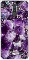 Samsung Galaxy J8 (2018) Hoesje Transparant TPU Case - Purple Geode #ffffff