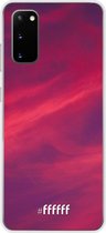 Samsung Galaxy S20 Hoesje Transparant TPU Case - Red Skyline #ffffff