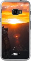 Samsung Galaxy Xcover 4 Hoesje Transparant TPU Case - Rock Formation Sunset #ffffff