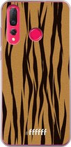 Huawei P30 Lite Hoesje Transparant TPU Case - Tiger Print #ffffff