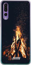 Huawei P30 Hoesje Transparant TPU Case - Bonfire #ffffff