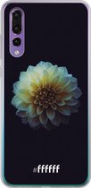 Huawei P30 Hoesje Transparant TPU Case - Just a Perfect Flower #ffffff