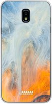 Samsung Galaxy J7 (2018) Hoesje Transparant TPU Case - Fire Against Water #ffffff