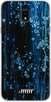 Samsung Galaxy J7 (2018) Hoesje Transparant TPU Case - Bubbling Blues #ffffff