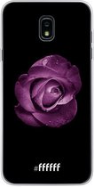 Samsung Galaxy J7 (2018) Hoesje Transparant TPU Case - Purple Rose #ffffff