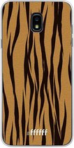 Samsung Galaxy J7 (2018) Hoesje Transparant TPU Case - Tiger Print #ffffff