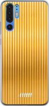 Huawei P30 Pro Hoesje Transparant TPU Case - Bold Gold #ffffff