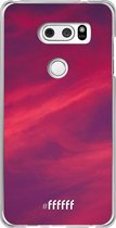 LG V30 (2017) Hoesje Transparant TPU Case - Red Skyline #ffffff