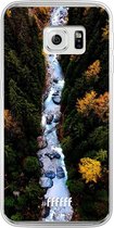 Samsung Galaxy S6 Edge Hoesje Transparant TPU Case - Forest River #ffffff