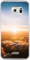 Samsung Galaxy S6 Edge Hoesje Transparant TPU Case - Cloud Sunset #ffffff