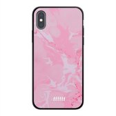 iPhone X Hoesje TPU Case - Pink Sync #ffffff