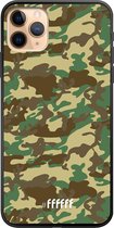 iPhone 11 Pro Max Hoesje TPU Case - Jungle Camouflage #ffffff