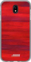 Samsung Galaxy J7 (2017) Hoesje Transparant TPU Case - Scarlet Canvas #ffffff